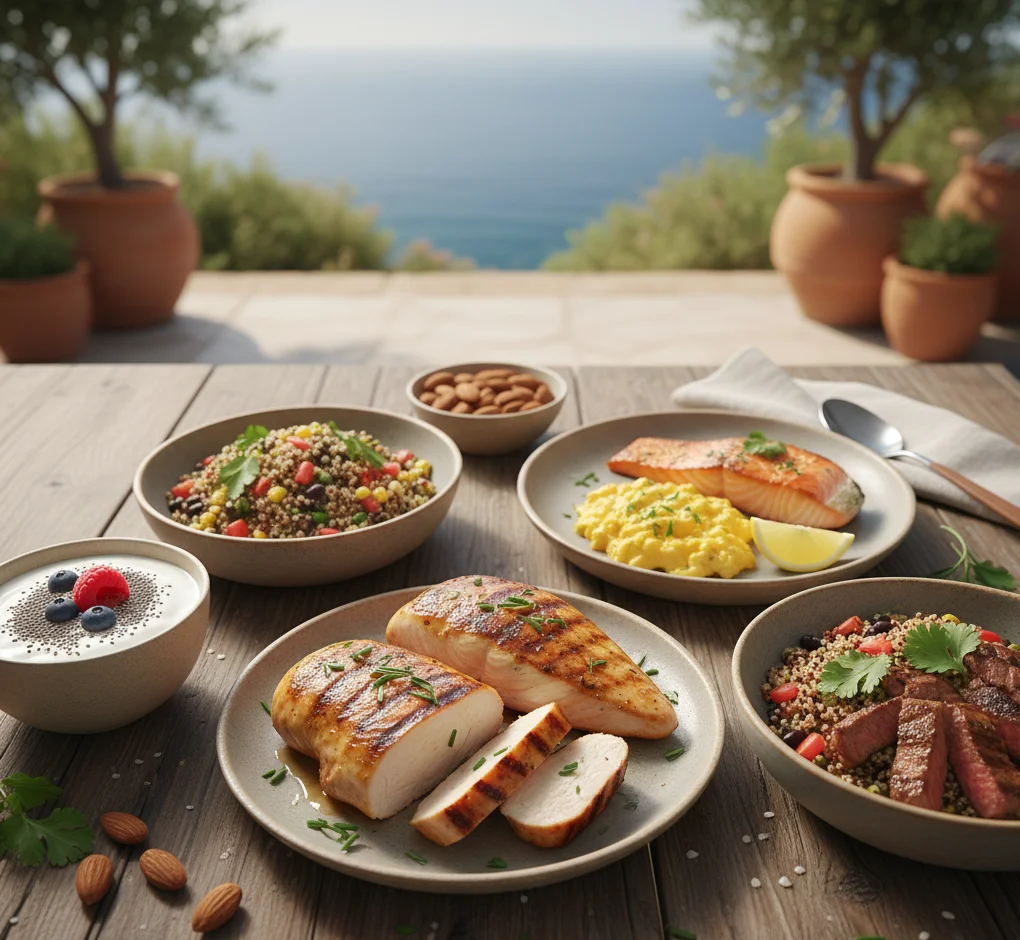 انواع غذاهای پروتئینی برای گرفتن حجم