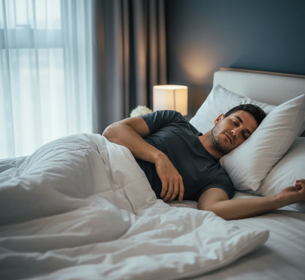 خوابیدن بعد تمرین برای جلوگیری از بدن درد