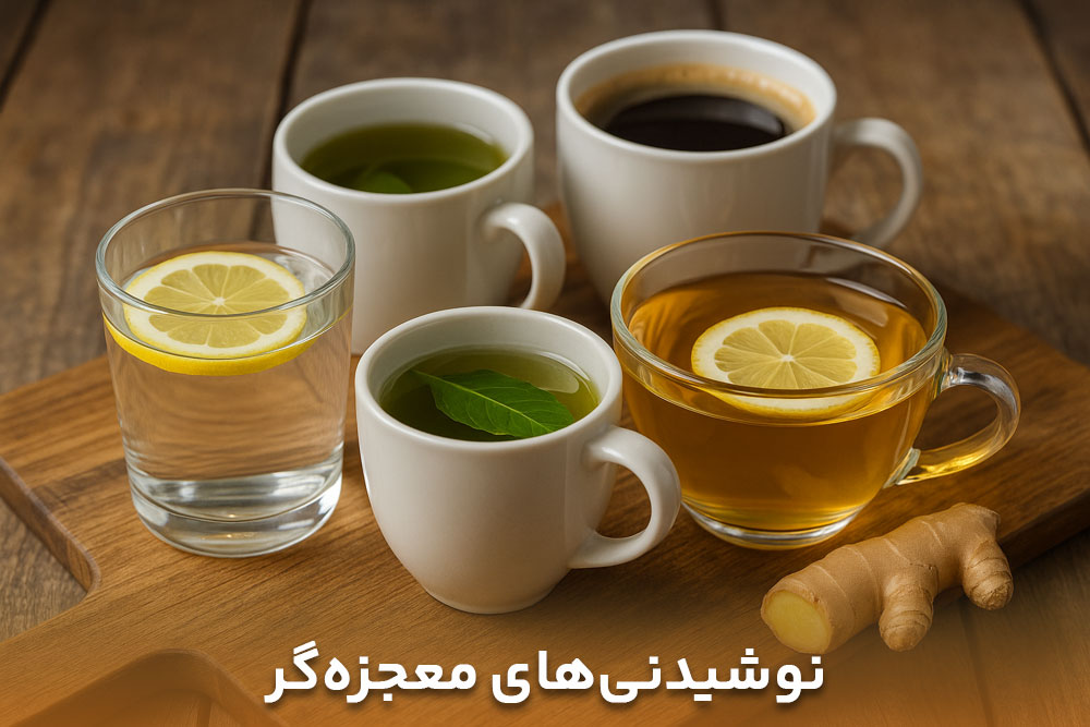 تصویر نوشیدنی های معجزه گر برای لاغری شکم