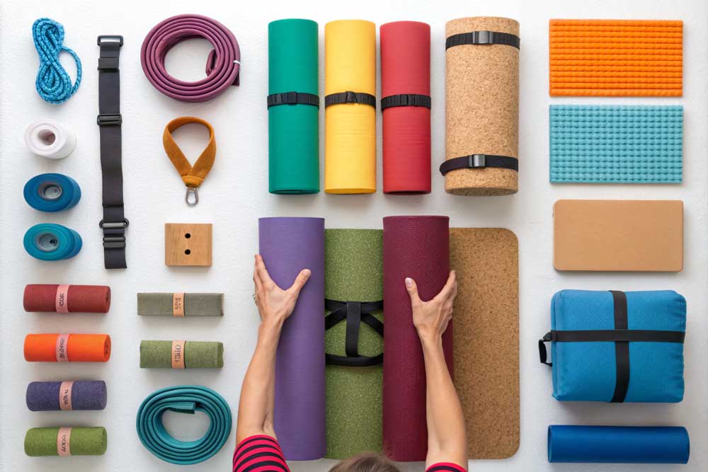 تصویر انواع لوازم یوگا
