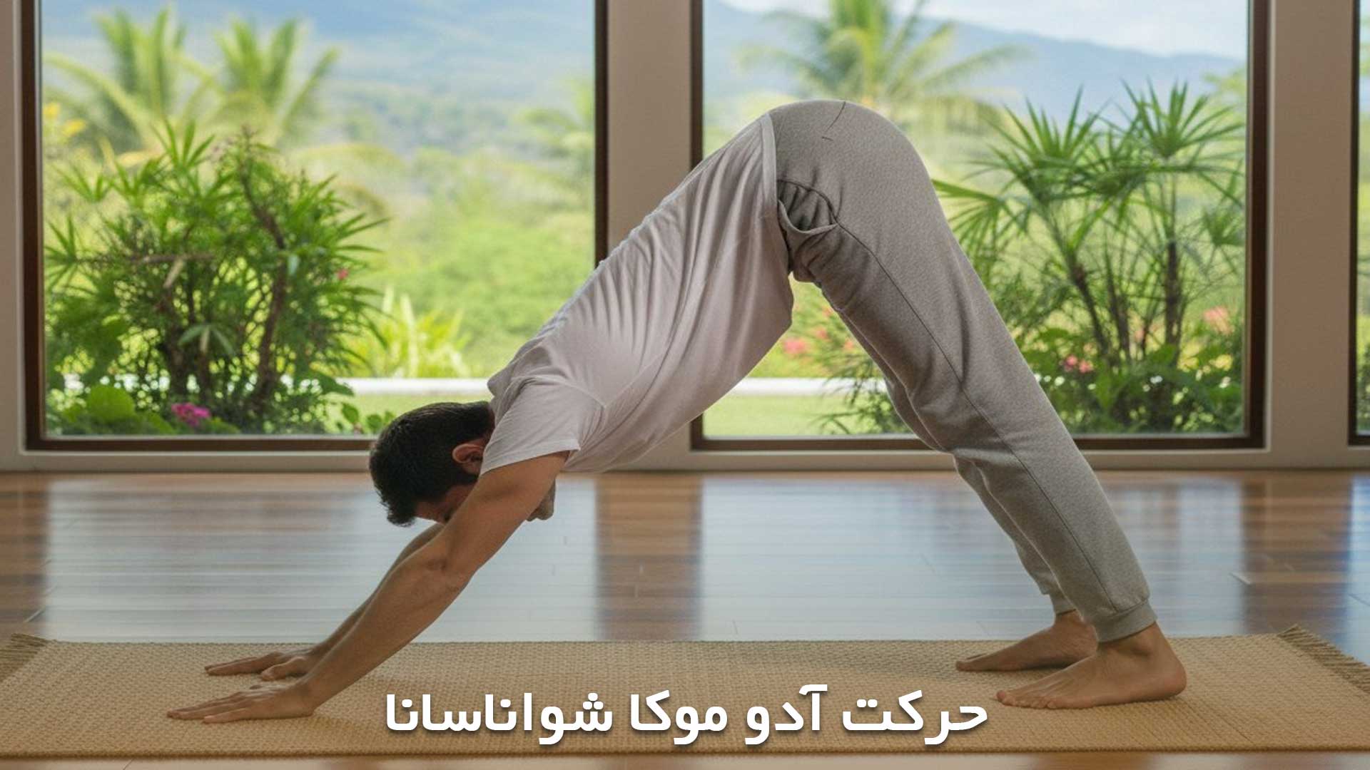 حرکت آدو موکا شواناسانا یوگا