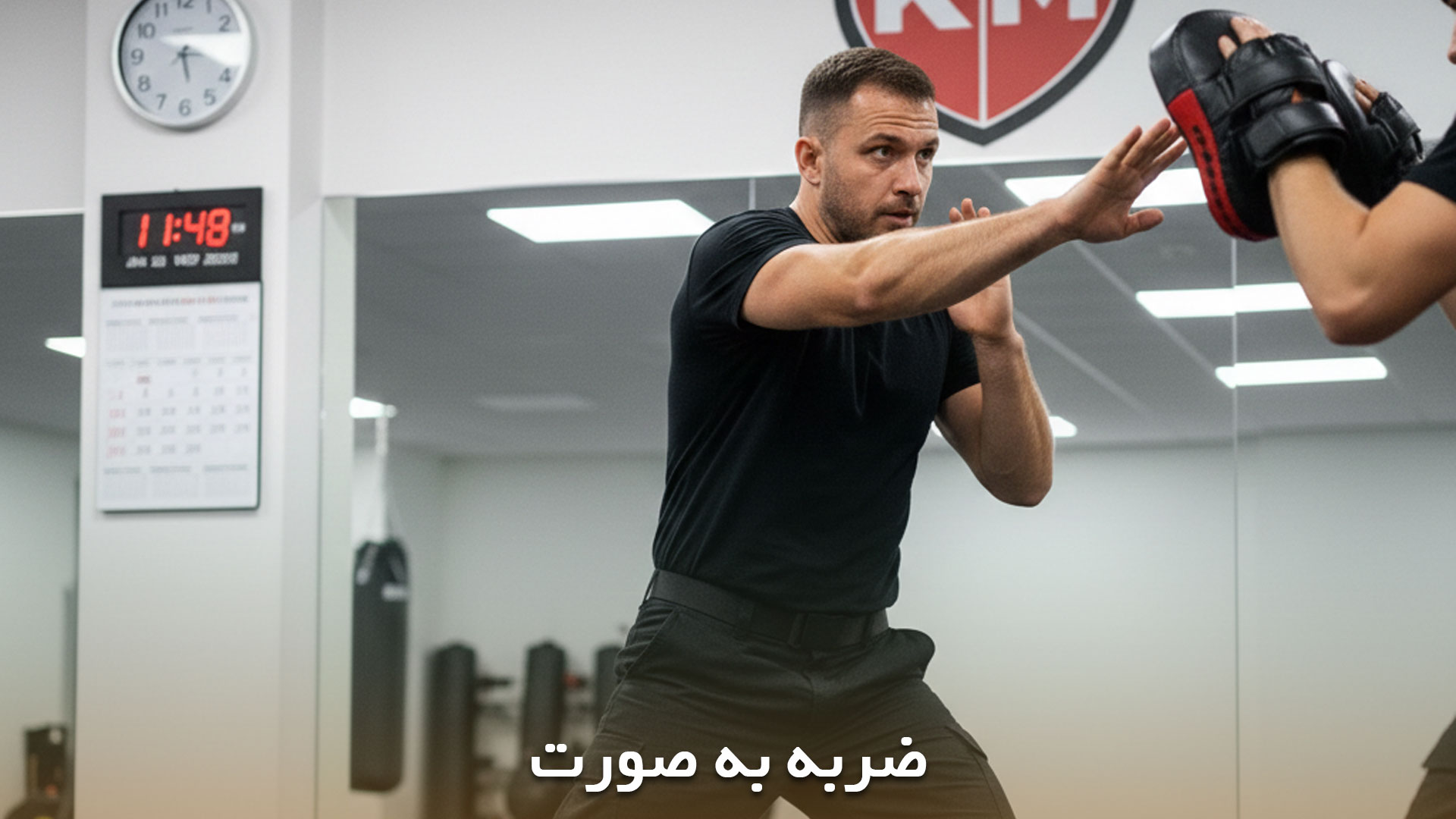 ضربه با دست به صورت