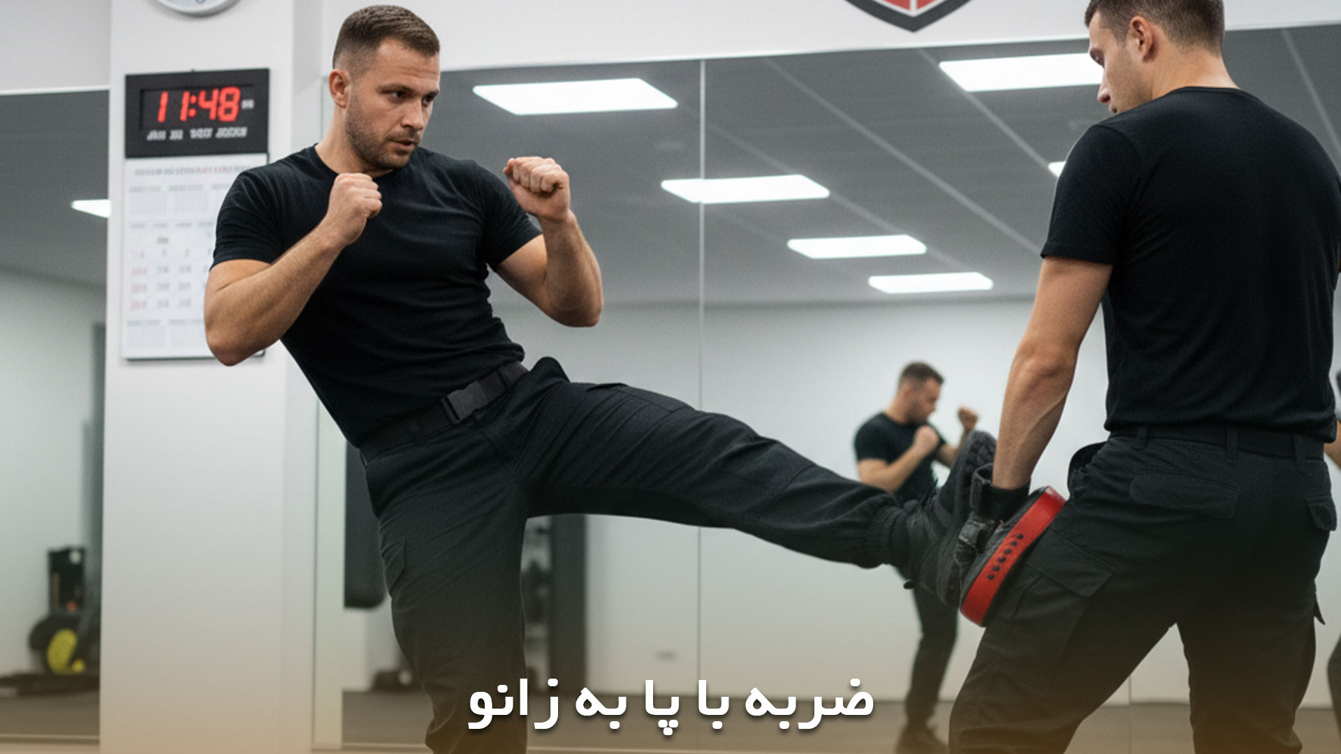 ضربه پا به زانو