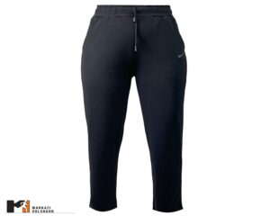 شلوار زنانه پارچه غواصی نیم بگ کد 080280