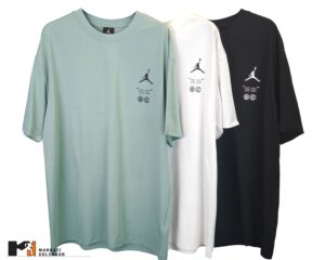 تیشرت مردانه نخی یقه کشبافت جوردنJordan کد090209