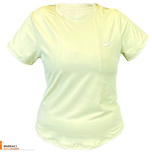 تصویر نمای جلو تیشرت نایک زنانه کد 080500 با پارچه اسپان
