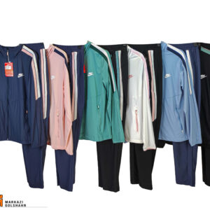 سویشرت شلوار ورزشی زنانه کلاه دار نایکNIKE کد080385