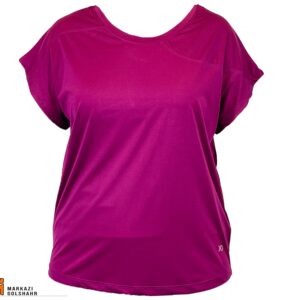 تصویر نمای جلو تیشرت کیمدی آستین کوتاه زنانه