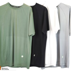 تیشرت مردانه پارچه فلامنت تنفسی و سبک ملانژ کد090337