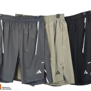 شلوارک ورزشی مردانه مشکی،سبز،طوسی آدیداس کد090365