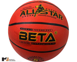 توپ بسکت لاستیکی5 مناسب فضای بیرون کد 2003335 رویه این نمونه توپ از لاستیک با کیفیت تولید شده است و مناسب برای بازی در فضای بیرون است