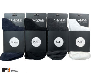 جوراب نیم ساق مردانه ملانژ کد 2007480