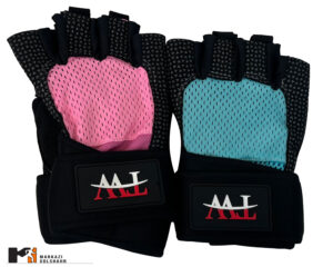 دستکش بدنسازی با مچ بند قوی کد27