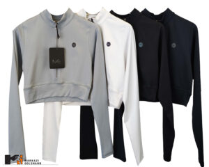 کراپ آستین بلند ملانژ 10070 کد 2001780