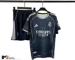 بلوز شورت رئال مادرید سورمه ای کد 2010301 