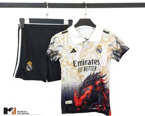 کیت فوتبالی بچه گانه رئال کد 2011037