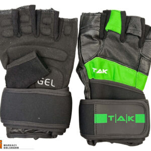 دستکش بدنسازی چرم طبیعی TAK کد 2005805