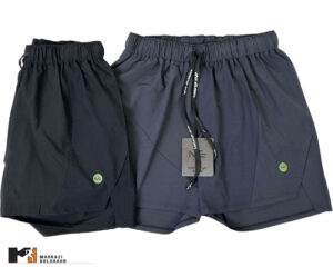 شلوارک مردانه ملانژ ۹۰۶۹۰ پارچه آیرو اعلا