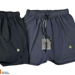 شلوارک مردانه ملانژ ۹۰۶۹۰ پارچه آیرو اعلا