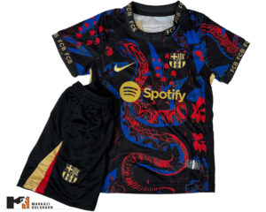 بلوز شورت بارسلونا طرح مار کد 2014263