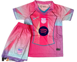 بلوز شورت فوتبالی بارسلونا بچه گانه کد 2014256