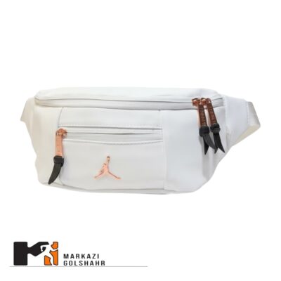 کیف کمری جردن چرم سفید کد 2004003