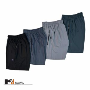 شلوارک ملانژ 90490 پارچه غواصی قواره دار کد 2012238
