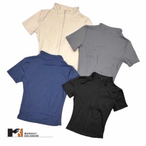 تیشرت اسلیم فیت جلو زیپ 041 