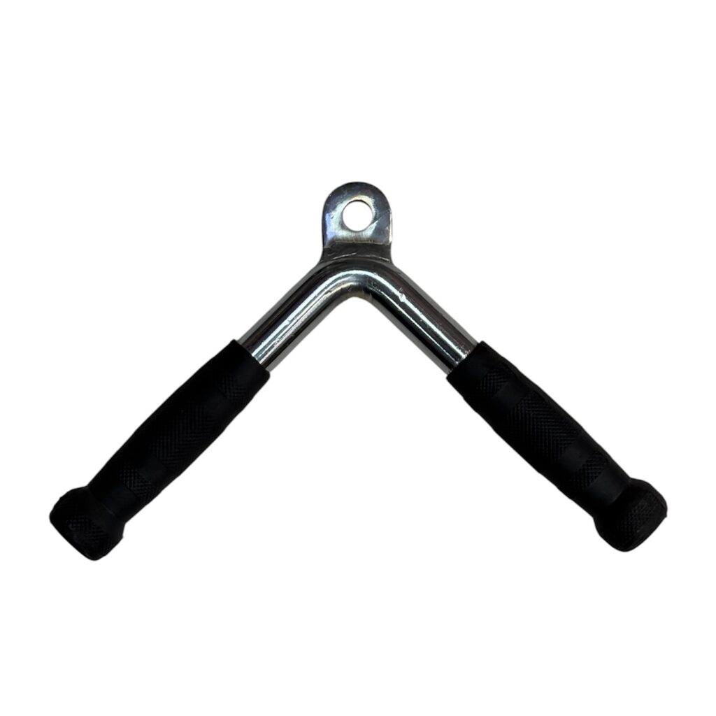 دستگیره بدنسازی وی دو سر پولک روکش دار کد 2005934
