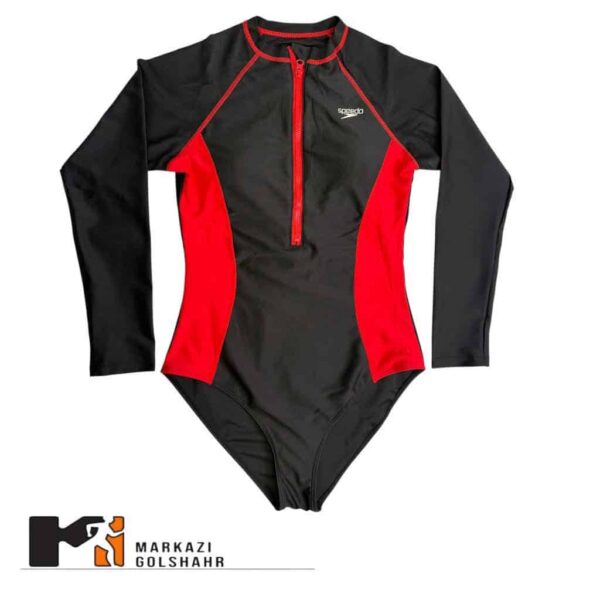 مایو زنانه آستین‌دار طرح Speedo کد 2013655