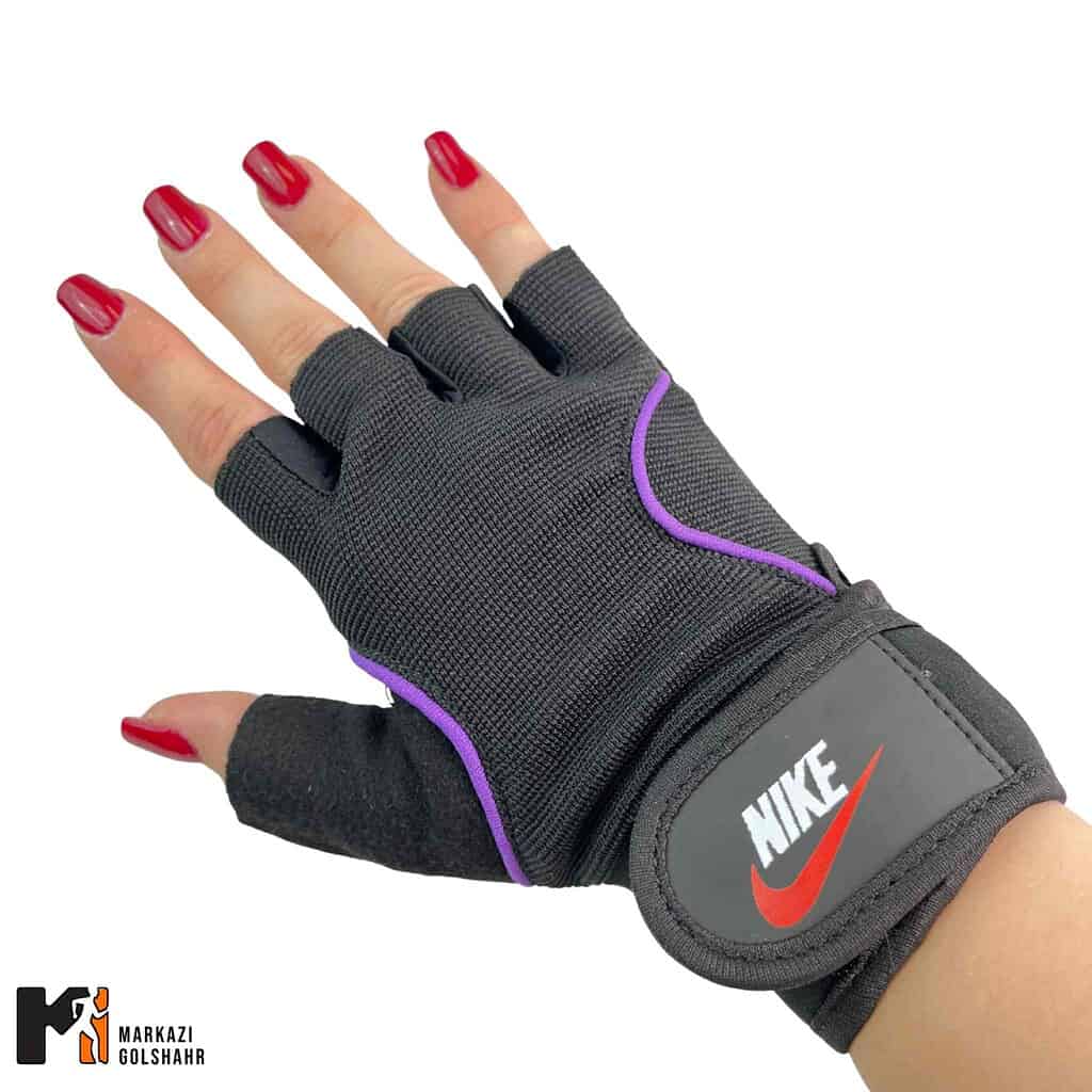 دستکش بدنسازی کفی استپ دار نایک