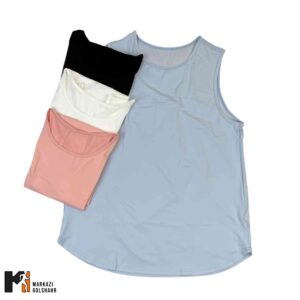 تاپ ورزشی زنانه پارچه اسپان 092