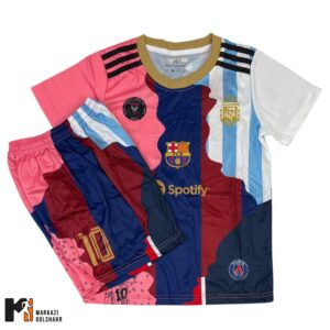 کیت فوتبالی بچه گانه منتخب مسی