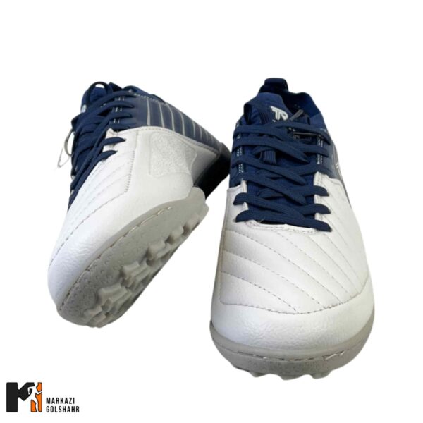 کفش چمن مصنوعی TURF میانه سفید کد 25763 