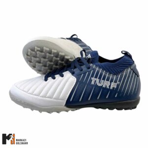 کفش چمن مصنوعی TURF میانه سفید کد 25763 
