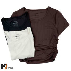 تیشرت ورزشی زنانه کبریتی کد 082