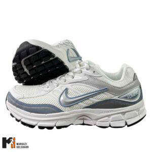 کفش ورزشی مردانه نایک مدل Vomero سفید طوسی