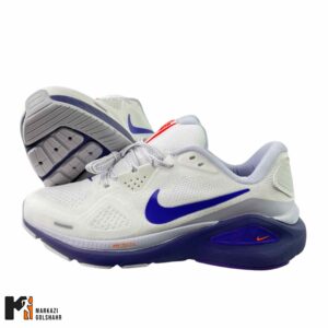 کفش زنانه نایک سفید بنفش مدل structure26