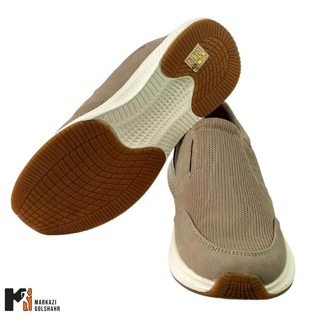 کفش مردانه کرم CAT کد 2518