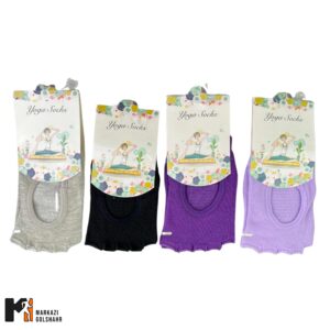 جوراب پیلاتس ضد لغزش کد 102