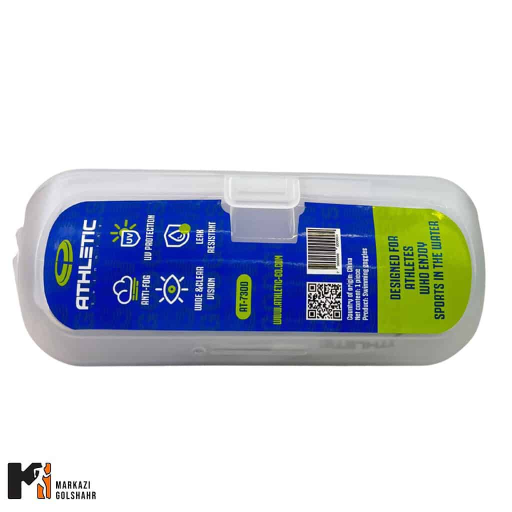 عینک شنا حرفه ای ضد بخار ATHLETIC کد 7300