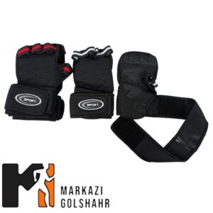 دستکش بدنسازی با مچ‌بند کد Y-11