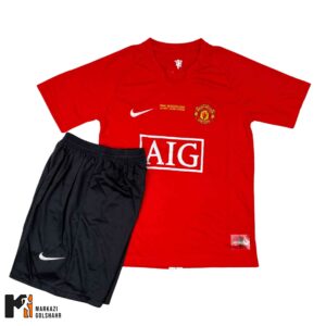کیت فوتبالی بچه‌گانه منچستر کلاسیک قرمز کد 2017907