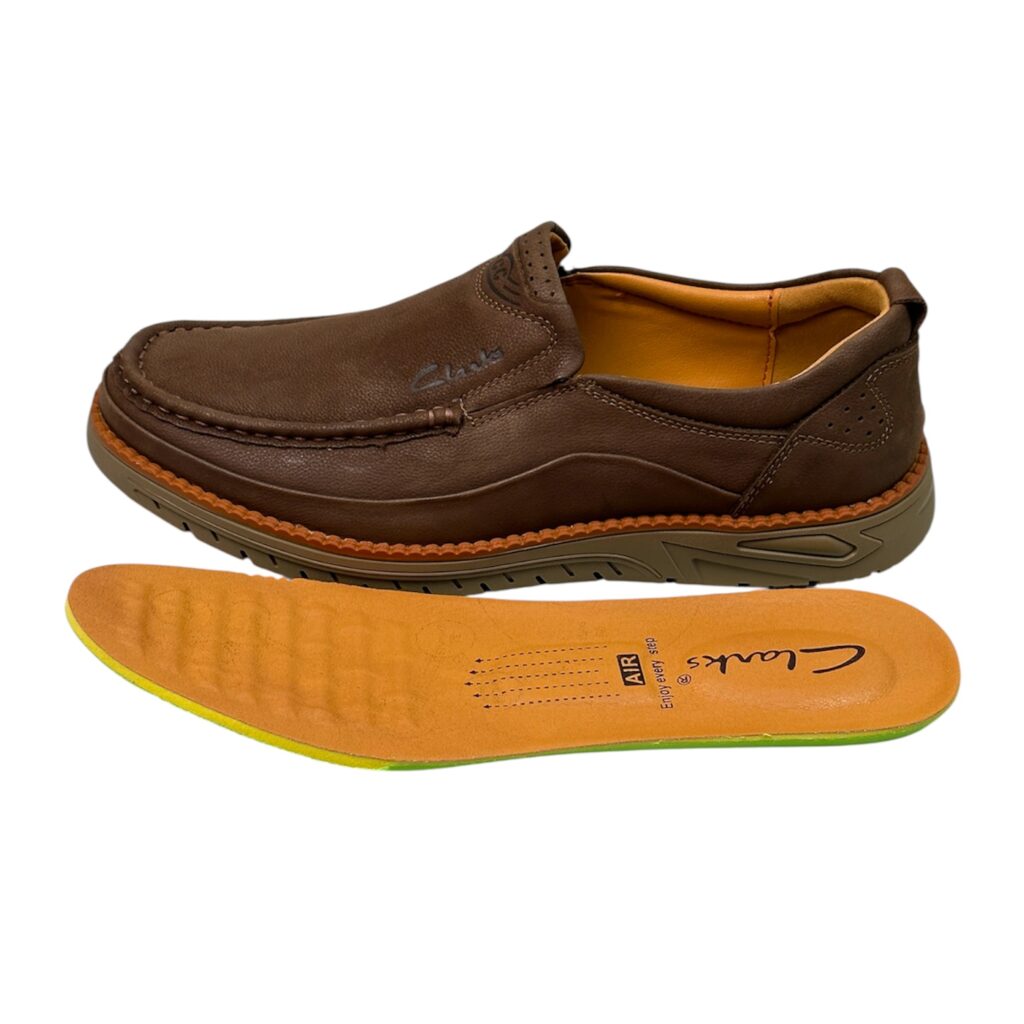 کفش چرم مردانه قهوه ای CLARKS کد 2021944