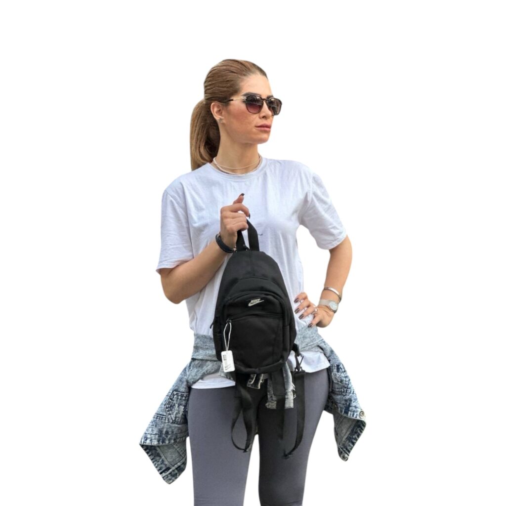 کوله یکطرفه اسپورت نایک مشکی کد 850
