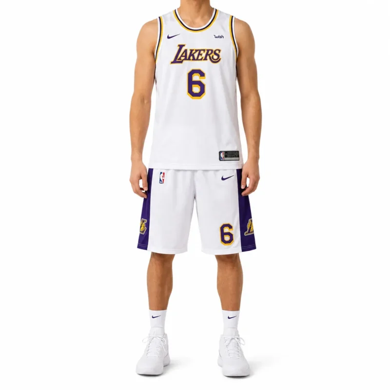 ست بستکبالی سفید LAKERS کد 6684