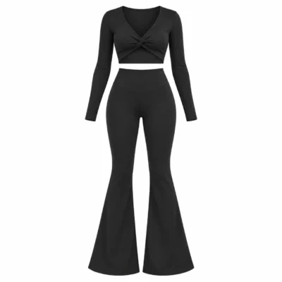 ست نیم تنه و لگ زنانه کد 1097